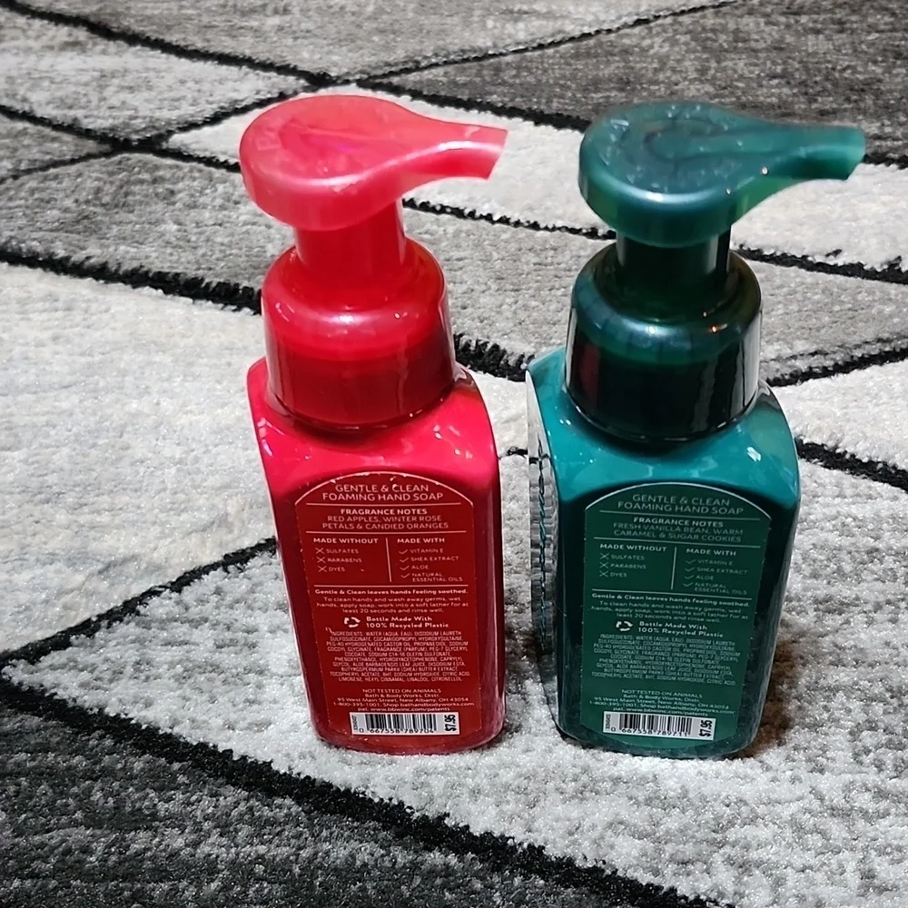 BATH & BODY WORKS WINTER CANDY APPLE & VANILLA BEAN NOEL FOAMING HAND SO…